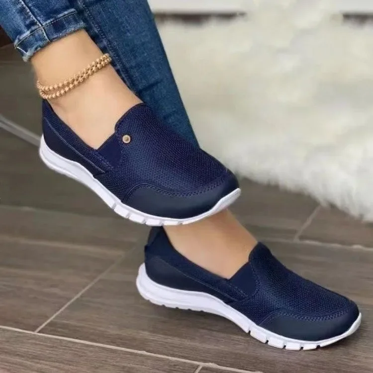 Chaussures Plates Maille Femme Été 2024 Tendance - image de produit 3